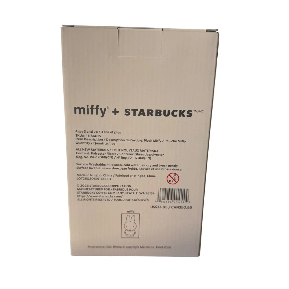 Starbucks X Miffy Summer‎ Release Collab Limited Edition New READY TO SHIP